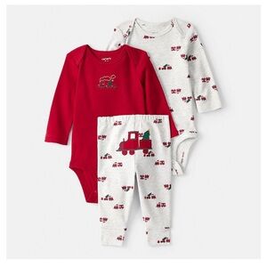 Carter's Baby Boys Train Bodysuits & Pants Set - Size 18 Months